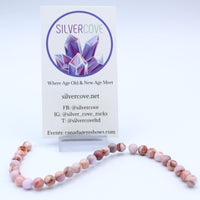 Pink Matrix Stone Bead Strands