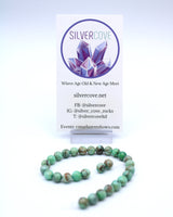 Green Turquoise Stone Bead Strands