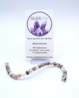 Pink Zebra Jasper Bead Strands