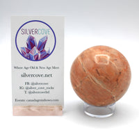 Canadian Peach Moonstone 52mm Sphere