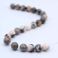 Pink Zebra Jasper Bead Strands