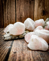 Rose Quartz Pieces (Vibration Tumbled)