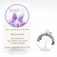 Iolite Tree Of Life Pendant