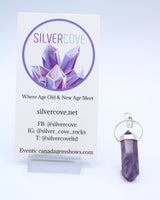 Double Terminated Amethyst Point Pendant