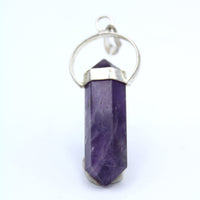 Double Terminated Amethyst Point Pendant