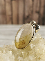 Rutilated Quartz Pendant