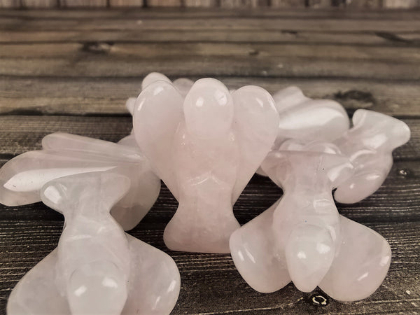 Mini Rose Quartz Angel