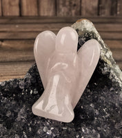 Mini Rose Quartz Angel