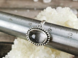 Medium Oval Rose Quartz Ring Size 8.5