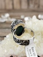 Chunky Larimar Ring Size 8