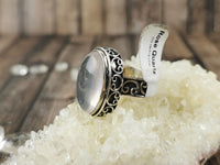 Chunky Rose Quartz Ring Size 7.5