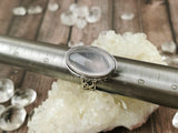 Chunky Rose Quartz Ring Size 7.5