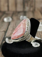 Irregular Shaped Rhodocrosite Ring