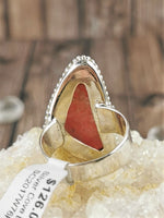 Irregular Shaped Rhodocrosite Ring