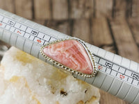Irregular Shaped Rhodocrosite Ring