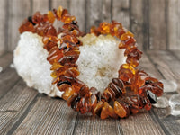 Baltic Amber Large Chip Necklace