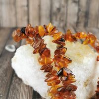 Baltic Amber Large Chip Necklace