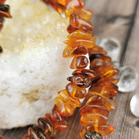 Baltic Amber Large Chip Necklace