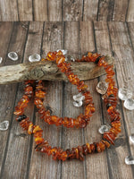 Baltic Amber Large Chip Necklace