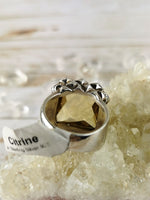 Statement Citrine Ring Size 7