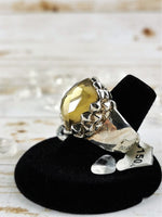 Statement Citrine Ring Size 7