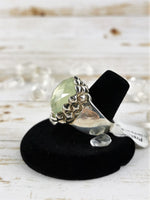 Chunky Prehnite Ring Size 8