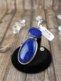 Double Stone Lapis Lazuli Pendant