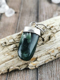 Polished Green Kyanite Pendant