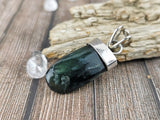 Polished Green Kyanite Pendant