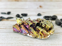 Golden and Magenta Bismuth