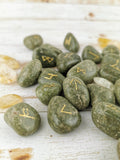 Vesuvianite Rune Stones
