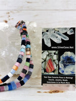 Square Dalestone Beads, 6mm