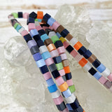 Square Dalestone Beads, 6mm