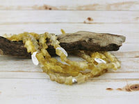 Yellow Star Dalestone Beads, 10mm
