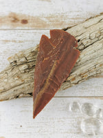 Carved Jasper Arrowheads, Red