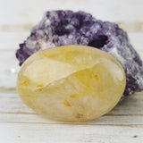 Golden Healer Quartz Palmstones