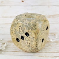 Fossil Shells & Coral Dice Candle Holder