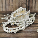 White Howlite Chip Beads