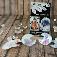 Aura Opalite Crescent Moons