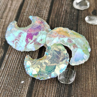 Aura Opalite Crescent Moons