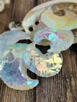 Aura Opalite Crescent Moons