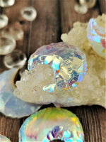 Aura Opalite Crescent Moons