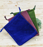 Medium Velvet Gemstone Pouches