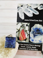 Square Sodalite Pendant