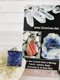 Square Sodalite Pendant
