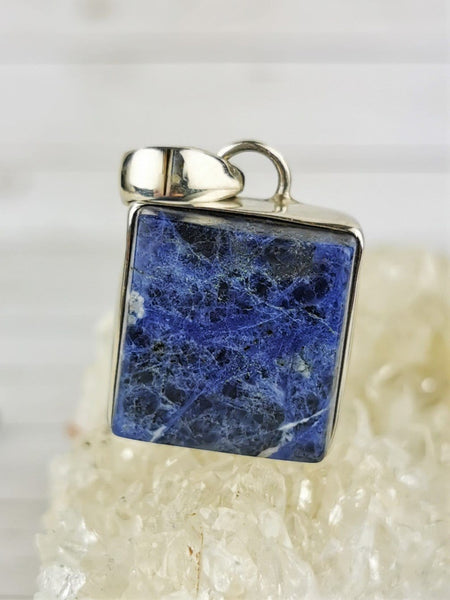 Square Sodalite Pendant