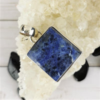 Square Sodalite Pendant