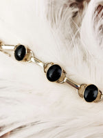 Black Onyx Sterling Silver Bracelet