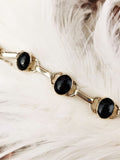 Black Onyx Sterling Silver Bracelet