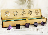 Amethyst Sacred Geometry Set with Case